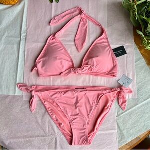 KATE SPADE Pink Blush Halter Bikini